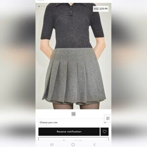 Mango Pleated skort